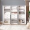 Manhattan Comfort Lee Wardrobe Closet 1.0 in White, 3PK 3-WC001-WH - alternate 2